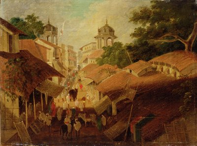 Patna utca, 1825 körül alkotó: Charles d Oyly